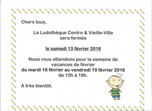 20160210_Horaires vacances fevrier